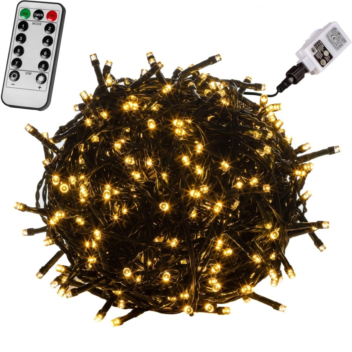 Guirlande lumineuse boules LED, blanc chaud/ blanc froid/ multicolore, 50  100 200 LED, sur secteur avec télécommande - VOLTRONIC - Couleur : Blanc  chaud - Taille : 100 LED - Luminaires extérieur - Achat & prix