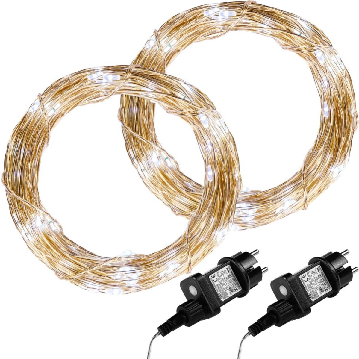 VOLTRONIC® Fil lumineux LED, intérieur et extérieur, IP44, choix des ...