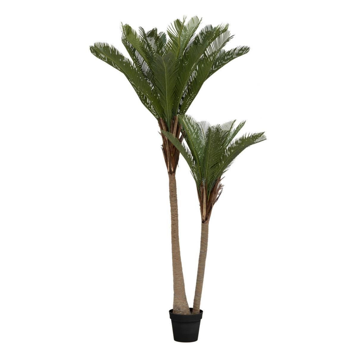 Palmier Artificiel Atmosphera Cuba - H50cm - Pot Fibre De Coco - Décoration Intérieur Réaliste