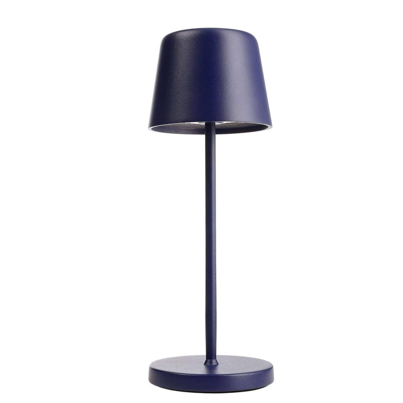 Lampada Da Tavolo LED Squado Senza Fili | Touch Dimmerabile, 3 Temperature Colore, IP54, Ricaricabile USB, Base In Metallo