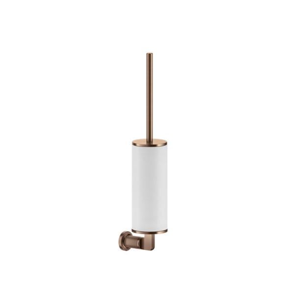 Scopino WC in plastica Bama con setole rigide colore bianco