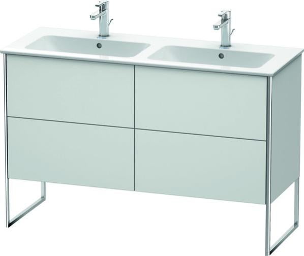 Meuble sous-lavabo Duravit XSquare Vanity de 128,0 x 47,8 cm, 4 tiroirs ...
