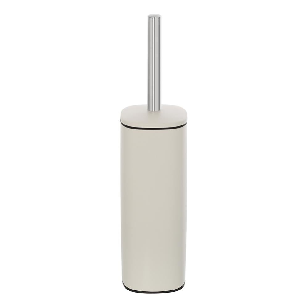 Scopino WC A Forma Di Cactus - Bianco Con Setole Nere - Con Portascopino - Foto 6