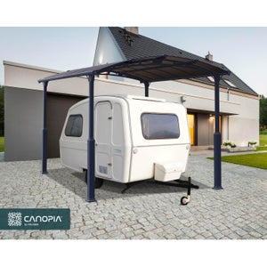 Canopia Carport Camping-Car Alpine Gris 435 X 359