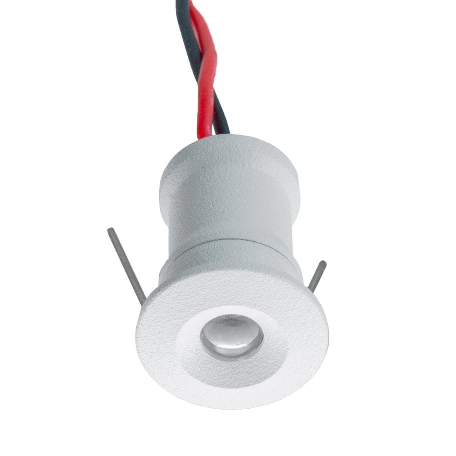 Mini Spot LED IP65 1W 12V - Encastrable Ciel Étoilé, Douche, Bateau - Bleu Blanc