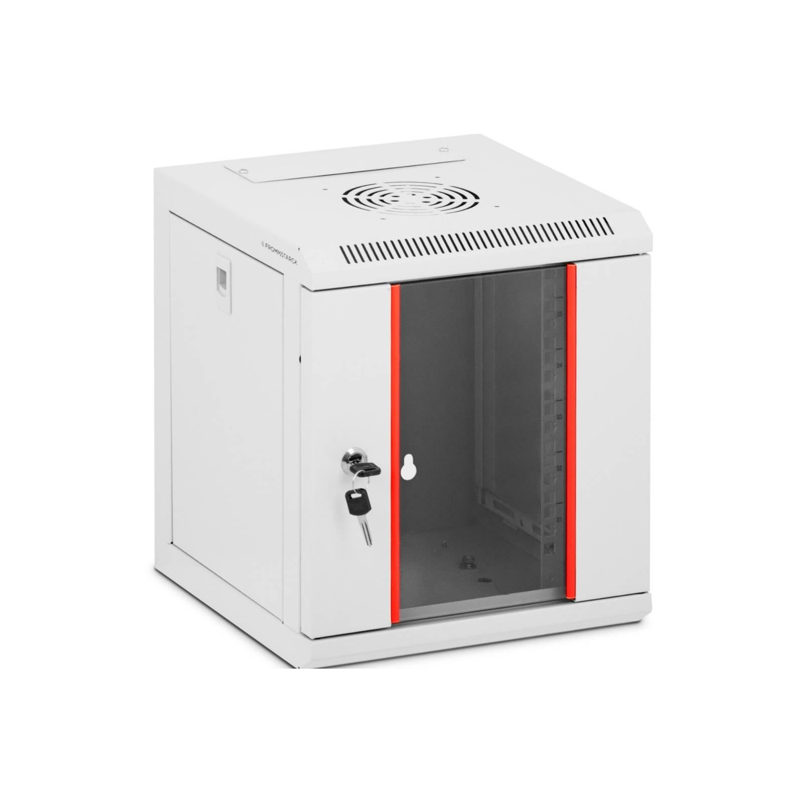 Baie Serveur Réseau Armoire Informatique Murale Rack 10 Pouces 6U Grise ...