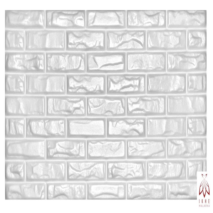 20 paneles de techo 3D - paredes STYROPOR-ARTIG revestimiento de  poliestireno de 2-3 mm de espesor 10 m² Big Brick