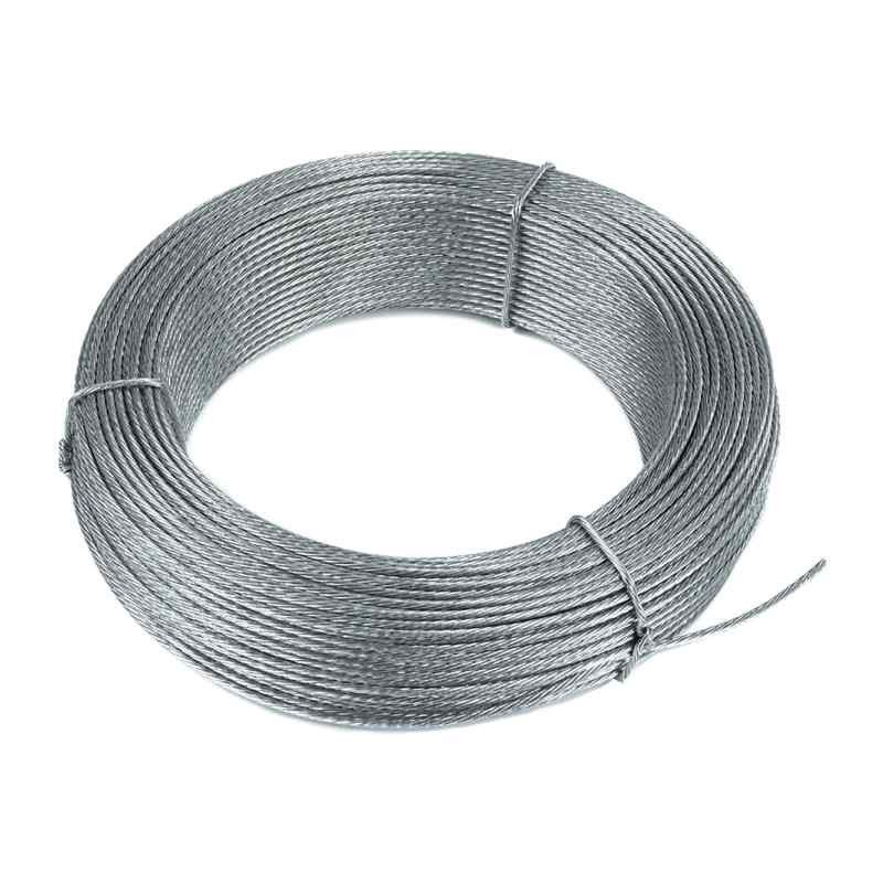 CABLE ACERO GALVANIZADO 6X7+1 DE 2mm 100mts