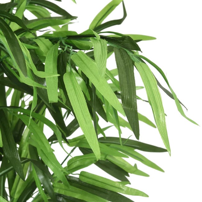 Árbol de bambú artificial con 384 hojas verde 120 cm