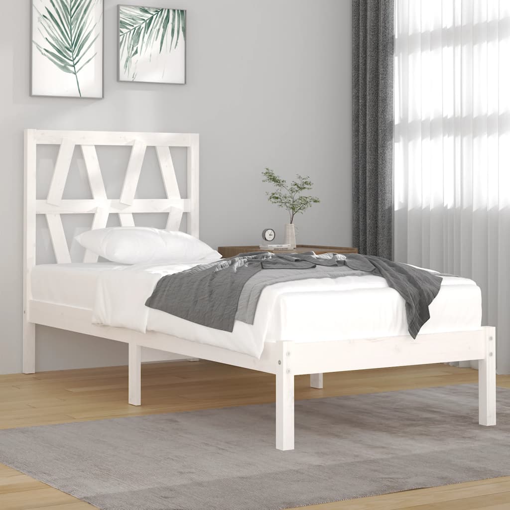 Maison Exclusive - Estructura de cama individual con cajones gris 90x190 cm