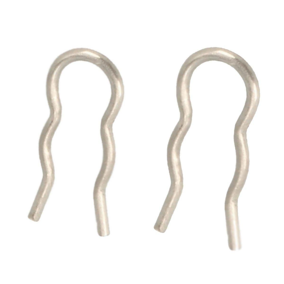 AERZETIX Clips Boucles D'Attache Pour Sac à Dos - Lot De 2, Ouverture 28mm, Noir Plastique