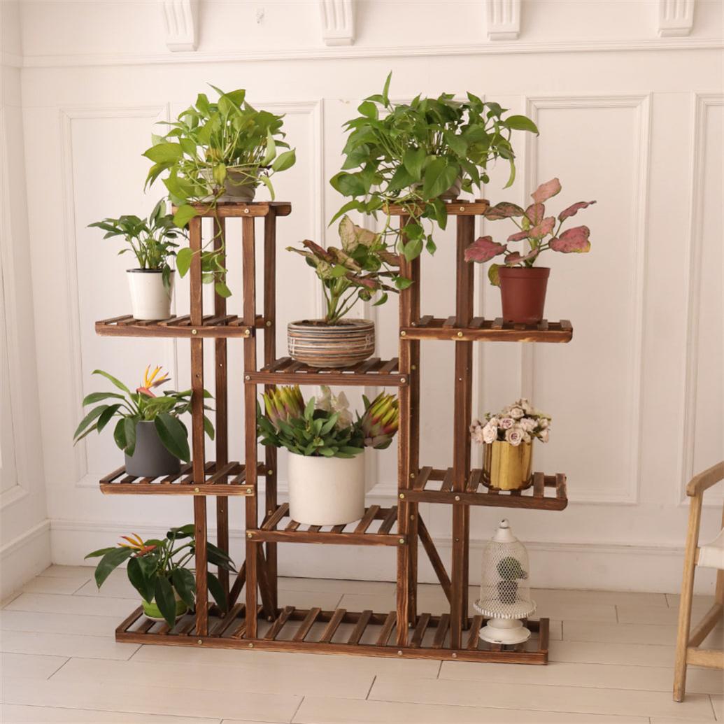 Porte Plante Intérieur Étagère Plantes Support Plantes pour Jardin - 4