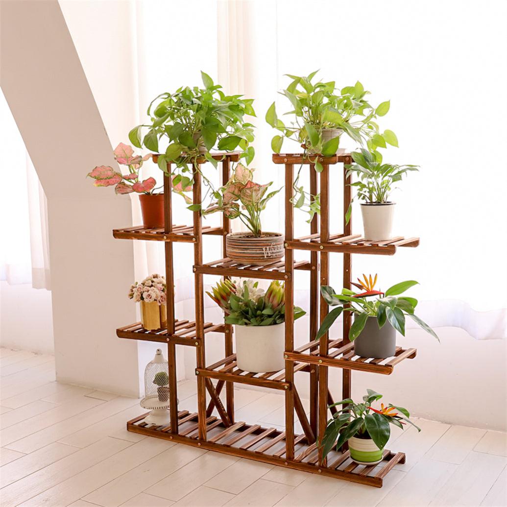 Porte Plante Intérieur Étagère Plantes Support Plantes pour Jardin - 2