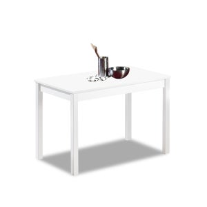 Mesa de cocina fija laminado blanco - Fanmuebles