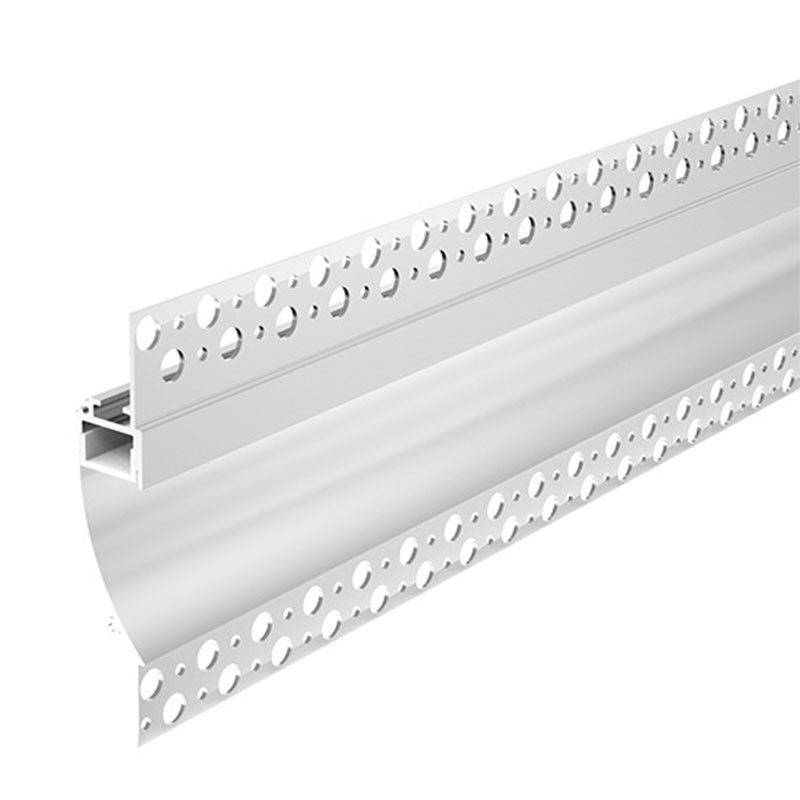 Profilo Canalina Barra Alluminio Led Anodizzato Quadrato Da Incasso  Profondo Per Striscia Led Super Luminosa 1 Metro - Expo Light s.r.l.