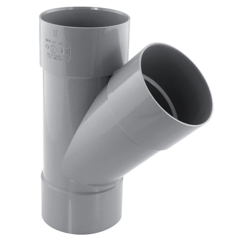Evacuación PVC Pant Pro range 45° mujer/mujer Ø80 | Leroy Merlin