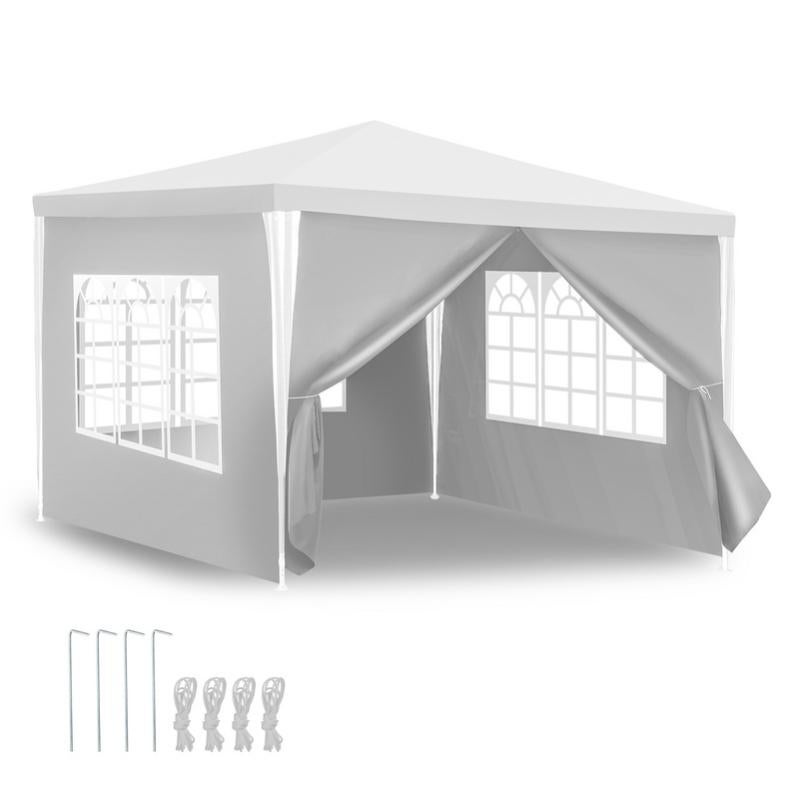 vidaXL Tenda per feste 3x6 m Bianco