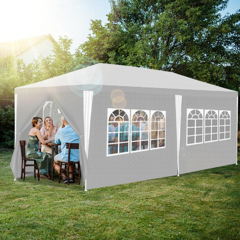 PARASOLE SUNWALL 3M Per Gazebo, Tenda Impermeabile, Per Gazebo A Impermeabile Per 388414217080 - 9