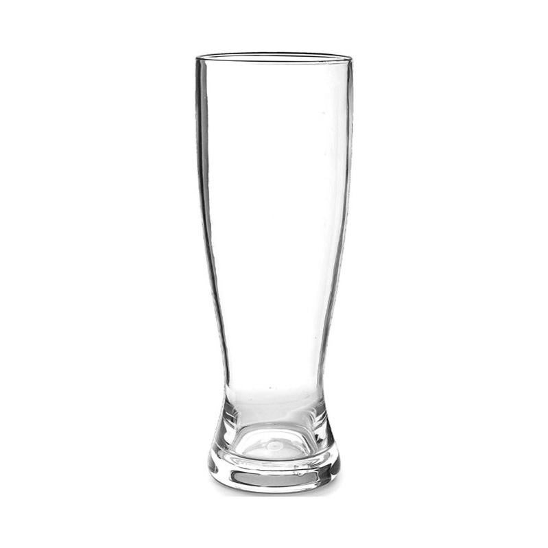 Premier Housewares Luxor - Set Di 4 Bicchieri In Vetro 360 Ml - 12 X 8 X 8 Cm - Design Scanalato, Lavabili In Lavastoviglie - 3