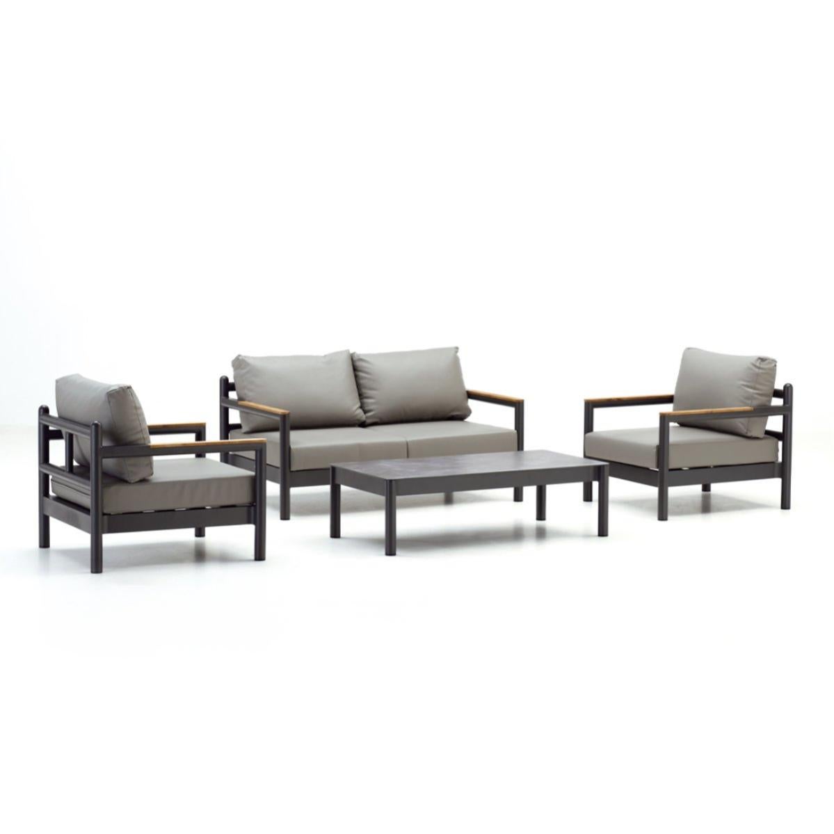 GDF Studio 300765 – Set Di 4 Cuscini Impermeabili Da Esterno – Colore Arancione – Quadrati E Rettangolari – 100% Poliestere - 4
