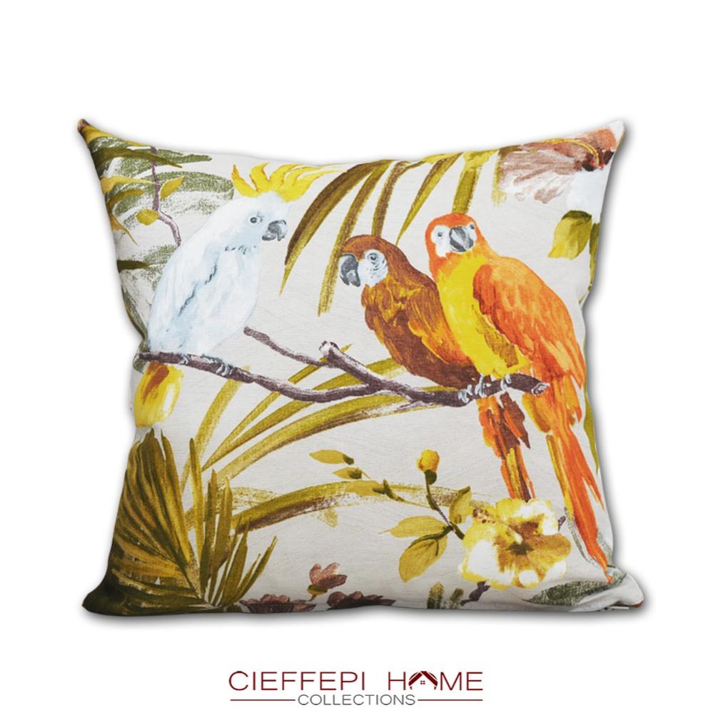 Etérea - Federa decorativa per cuscino, in cotone, 40 x 40 cm