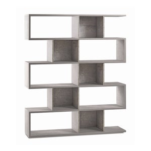 Libreria ad Albero 96x30x150 cm 13 Ripiani Bianco