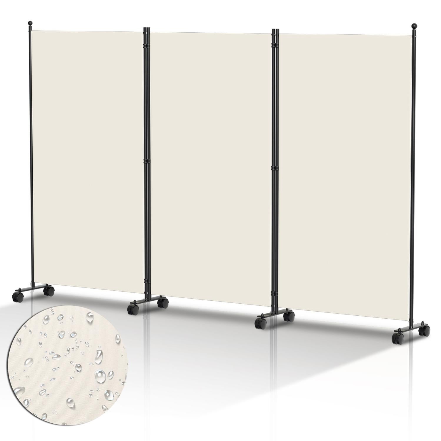 Divisorio Pieghevole 4 Pannelli | Paravento | Separé da Interno Stile Giapponese 160x170 Bianco CFW50638 | Leroy Merlin