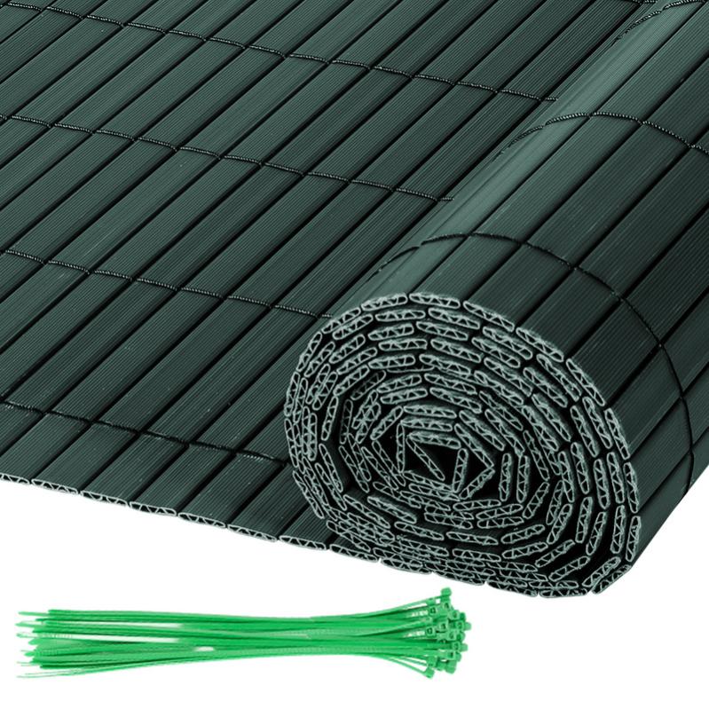 RETE IN PVC RECINZIONE BALCONE PROTEZIONE BAMBINI H100 PLASTICA VERDE ESAGONALE - Foto 9