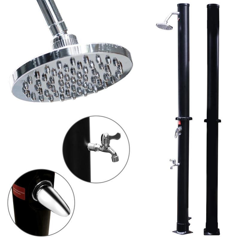 SWANEW Douche solaire avec couvercle de protection Pommeau de douche