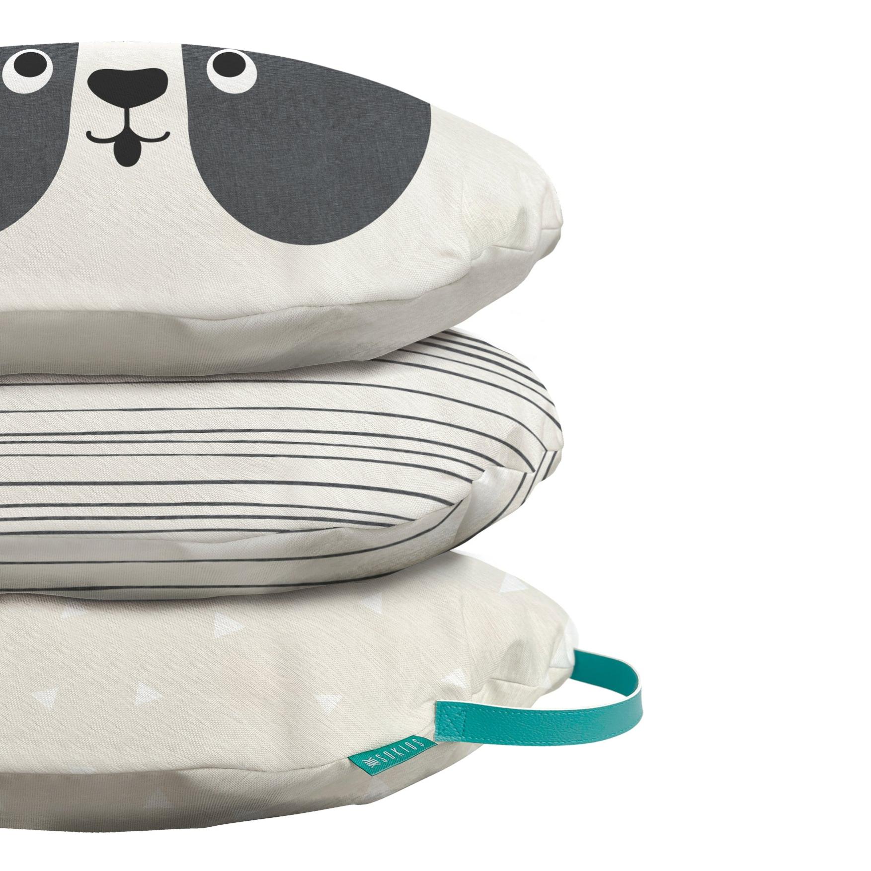 Cuscino da pavimento resistente all'acqua / Cuscino da seduta rotondo di grandi dimensioni per esterni / Cuscino da giardino rotondo per patio / Cuscino futon / Cuscino per balcone - Italia