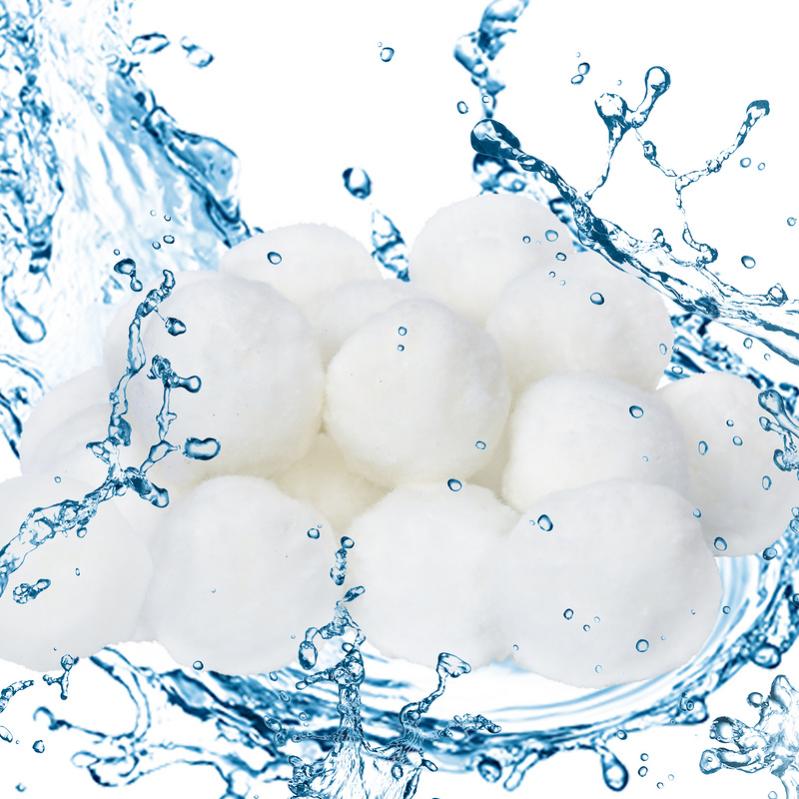 Palline Filtranti Lavabili, Palline Filtranti Per Piscina, Pompa Filtro Filtro A Sabbia Per Acquario Piscina 700g Bianco 94416061 - Foto 7