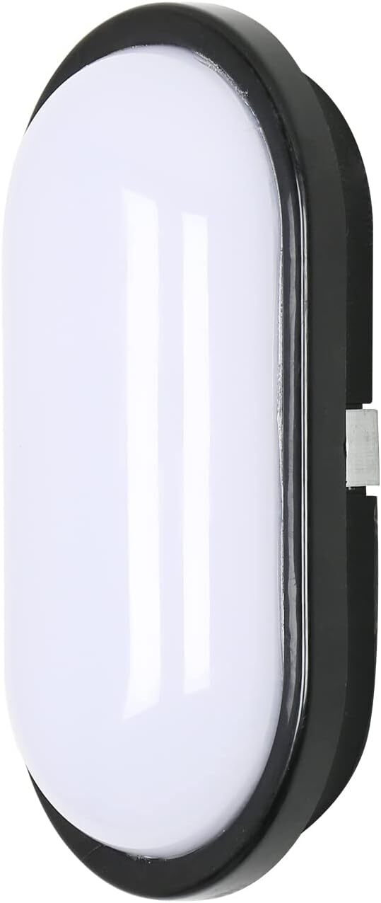 Plafonnier Led Aiskdan Noir Ovale En Plastique W K Lumi Re