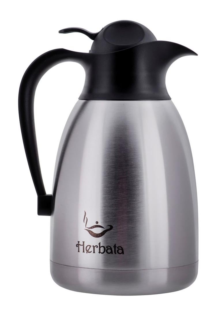 Hisdricus Brocca acqua vetro, caraffa per acqua, 1 litro, caraffa in vetro con coperchio, ideale per tè freddo, acqua calda e fredda, latte, caffè e vino