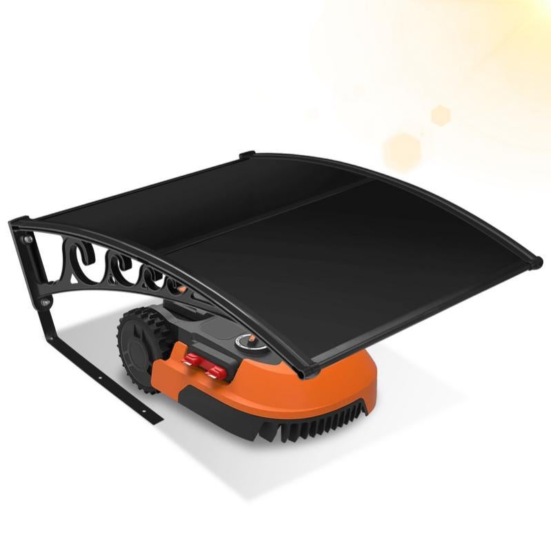 Garage robot rasaerba con tetto piano Grigio