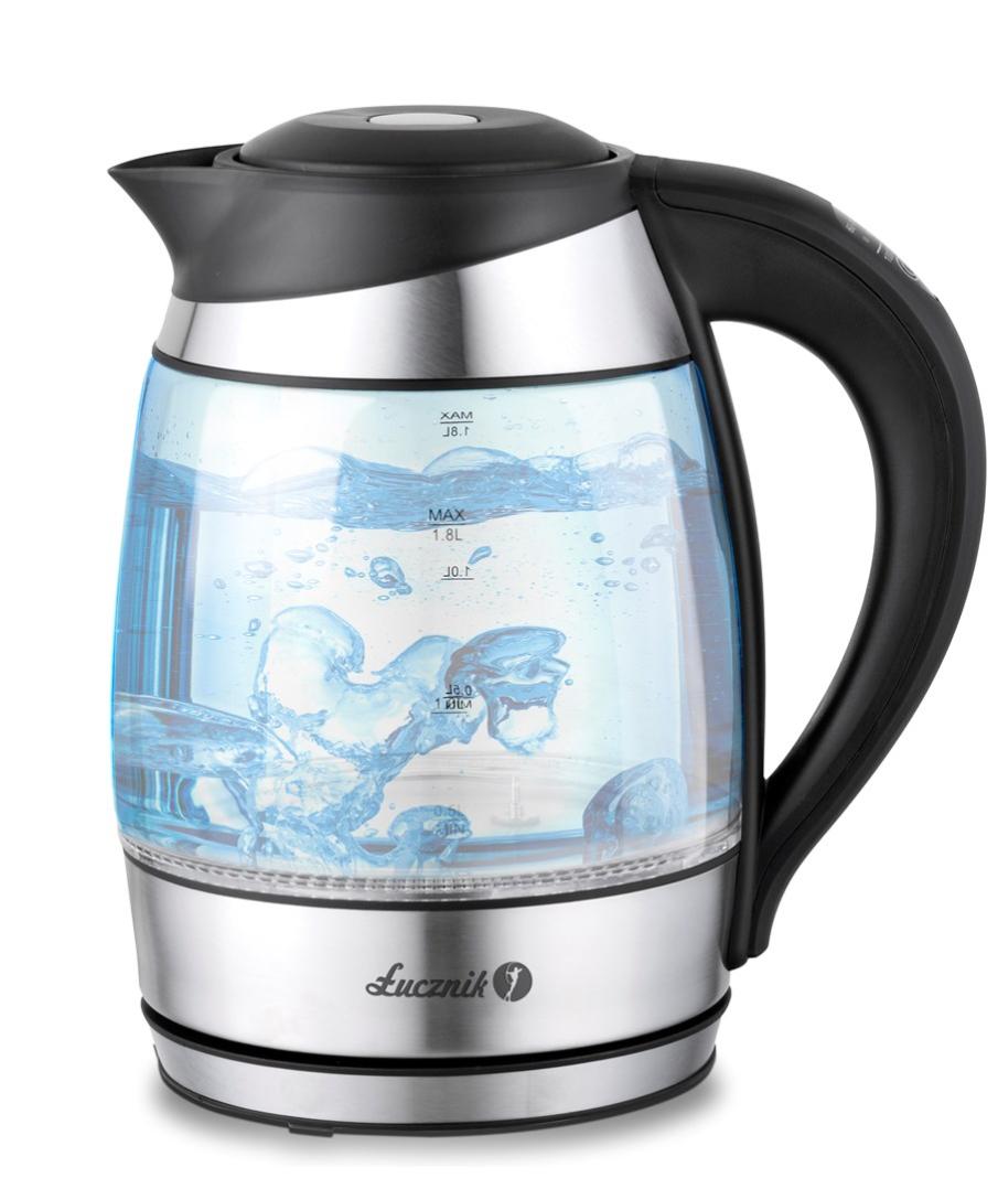 Bollitore Elettrico In Vetro Con LED - 1,7L 2200W, 5 Impostazioni Temperatura, Vetro Borosilicato - Foto 6