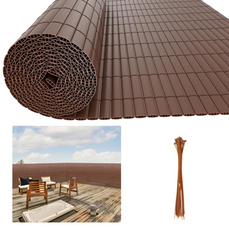 FASCIA STRISCE FASCE PVC FRANGIVISTA FRANGIVENTO RINGHIERA BALCONE RECINZIONE