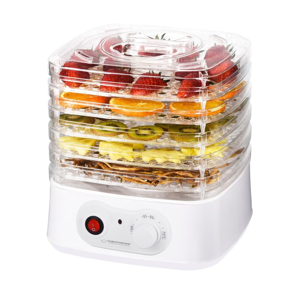 Esperanza ekd001 voedseldroger transparant wit 125 w huishoudelijke apparatuur kopen? | Korting tot 66