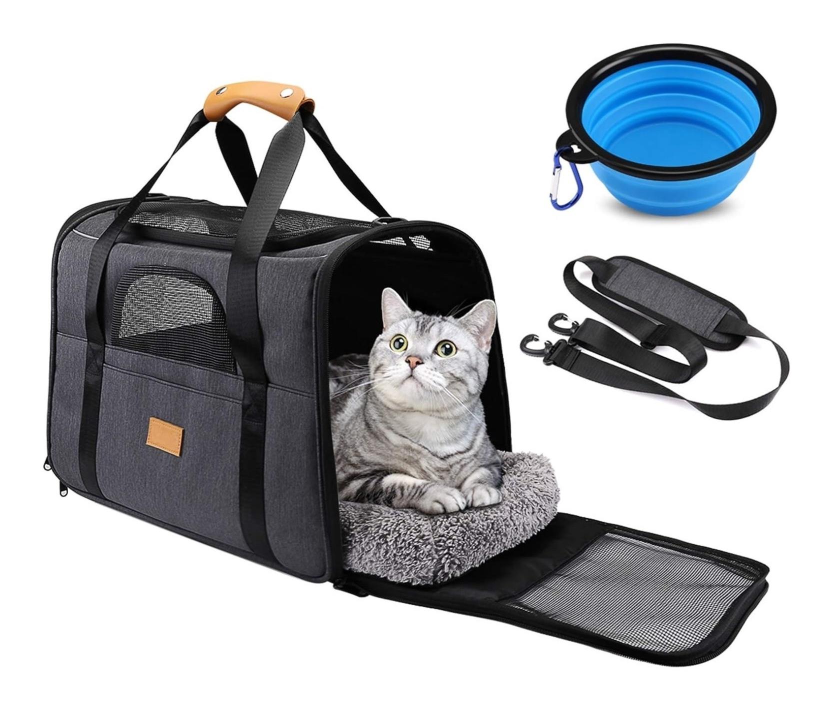 Borsa Trasporto Animali Piccoli - Per Criceti, Topi, Ricci, Conigli, Traspirante Con Tracolla Regolabile - Foto 7