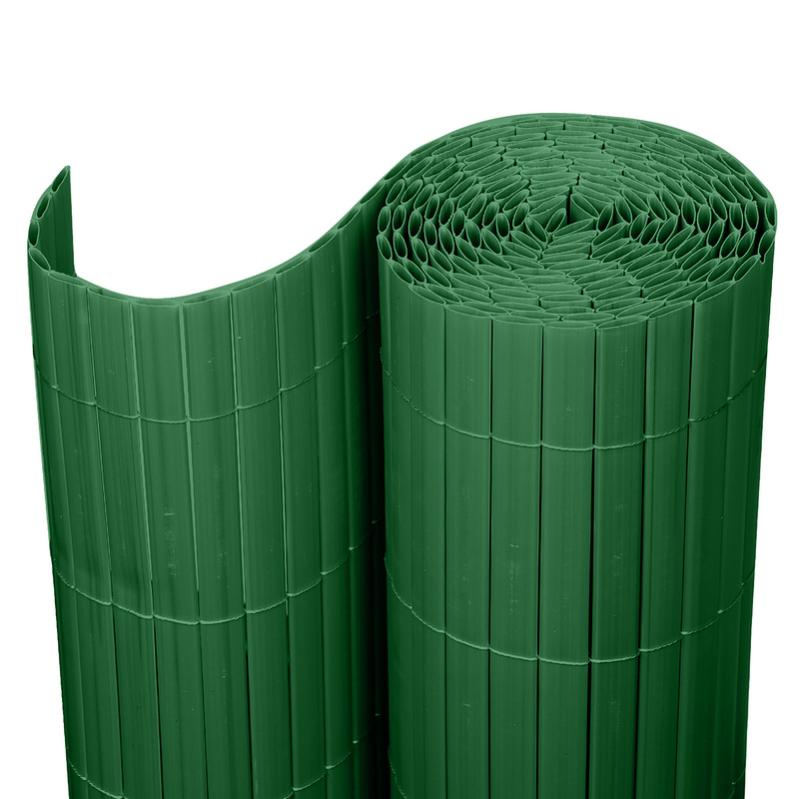 Canniccio In PVC Per Recinzione Balcone - Antivento E Privacy, Verde (90x600 Cm)