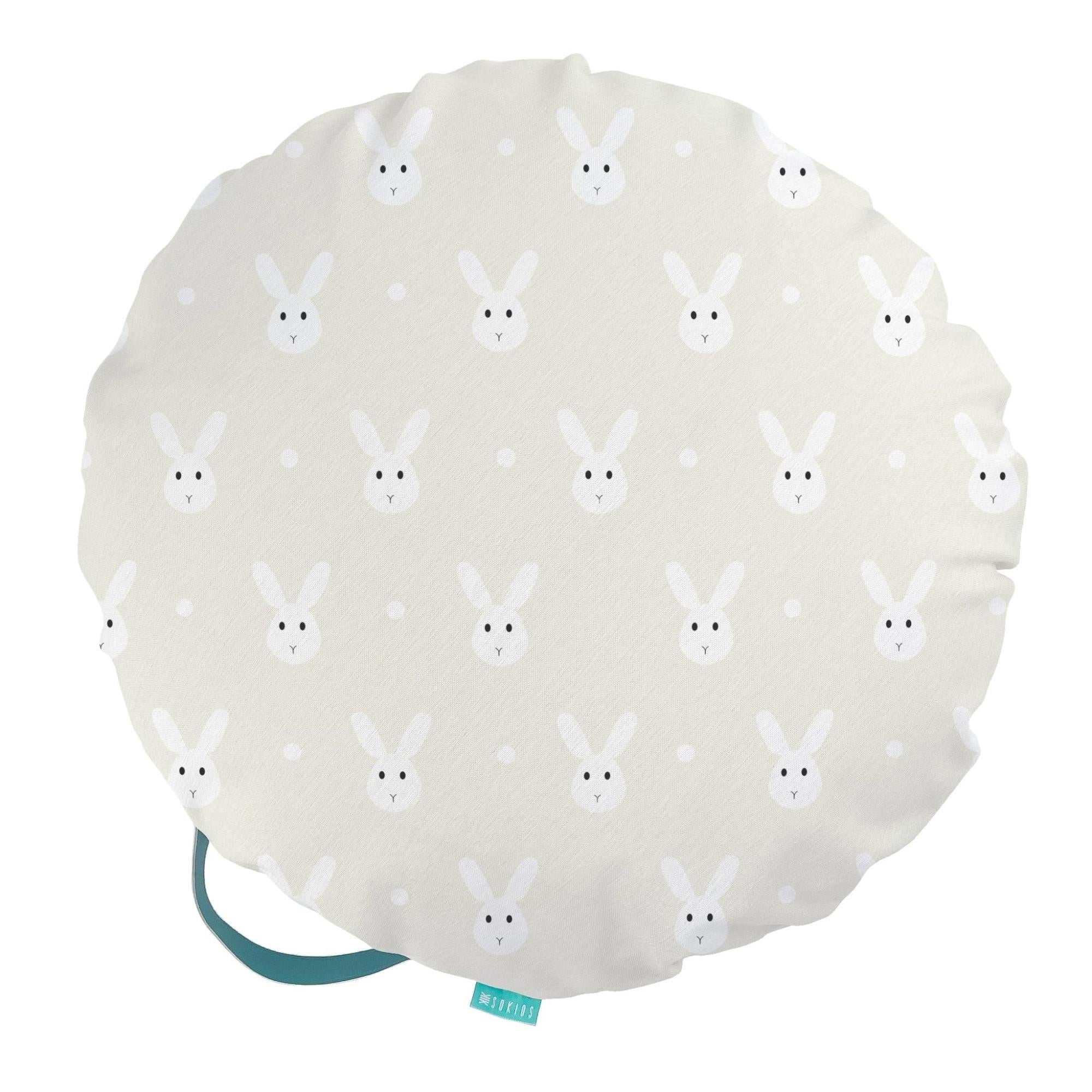 Pouf Rabbits Ø61 cm Beige Leroy Merlin