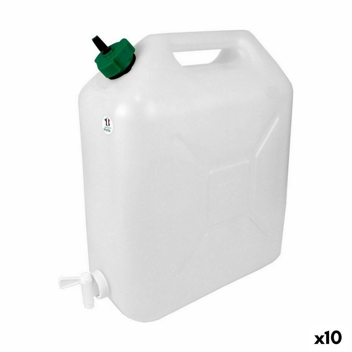 Set Di 4 Serbatoio D'acqua Da 8 Litri, Bidone Per Acqua Con Filtro Fusto Con Maniglie 22 X 22 X 18 Cm 86198760