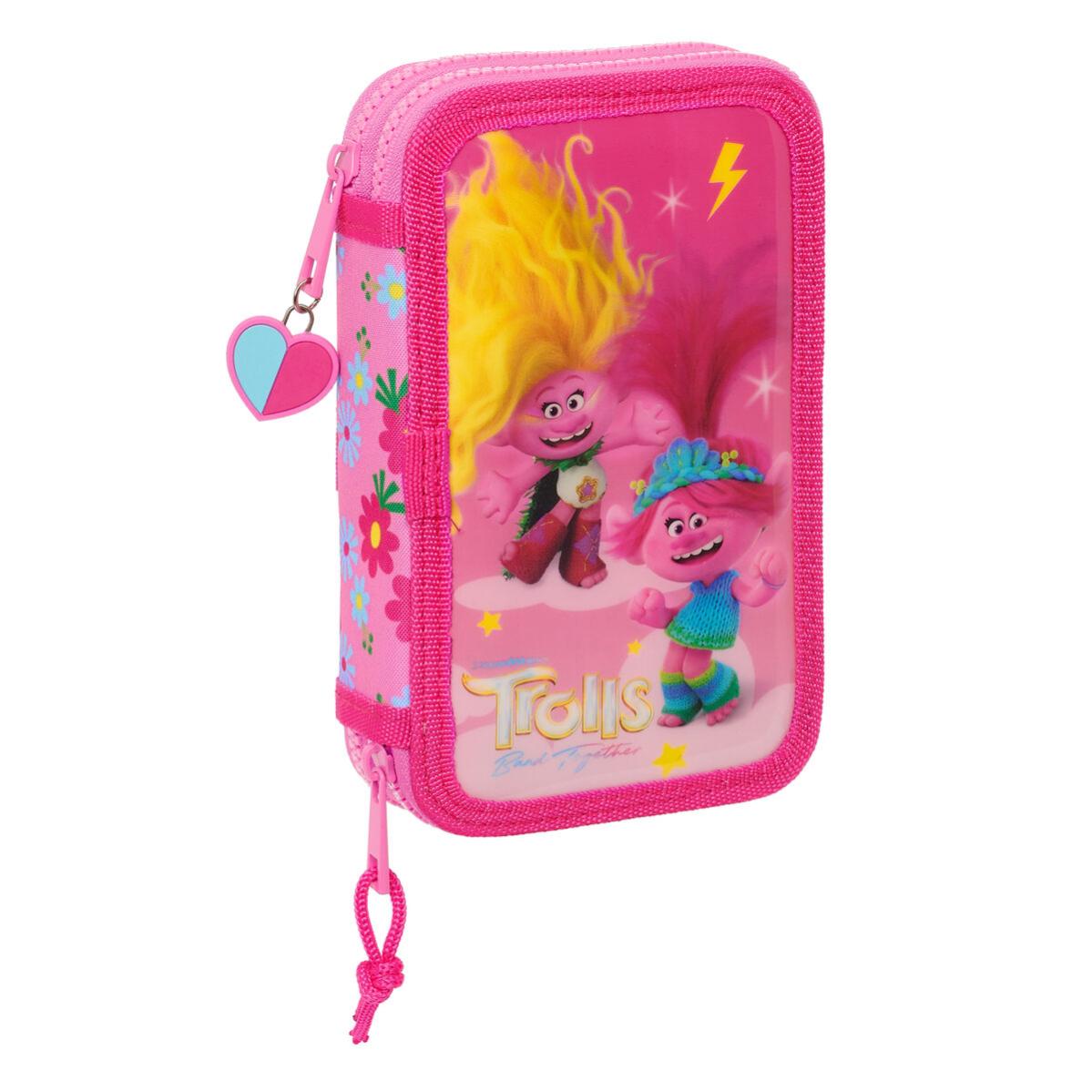 astuccio-doppio-trolls-rosa-12-5-x-19-5-x-4-cm-28-pezzi-leroy-merlin