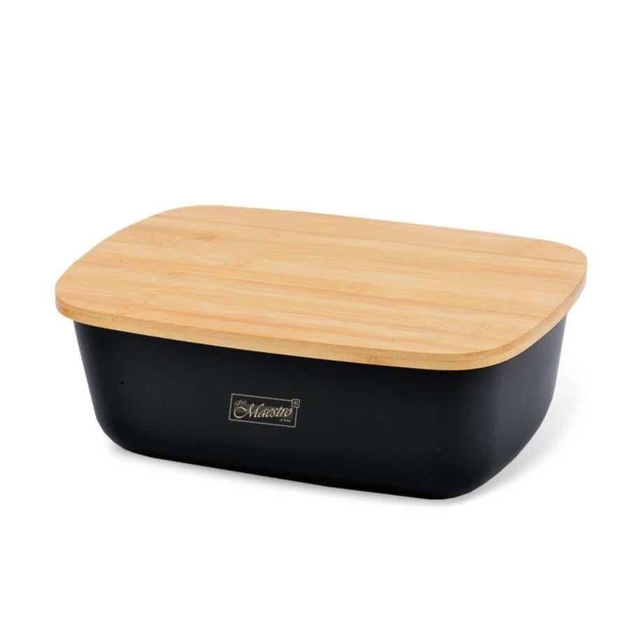 Boîte à Pain En Bambou Avec Couvercle – Design Moderne, Rangement Pratique Pour Pain Ou Snacks - 13