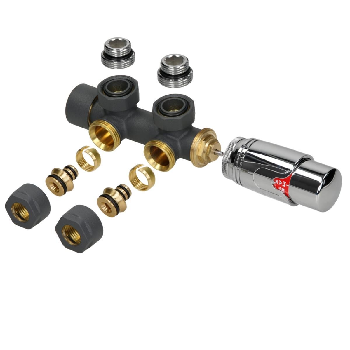 Raccordo Angolare Heimeier M30x1,5 Per Teste Termostatiche E Attuatori – Nuovo