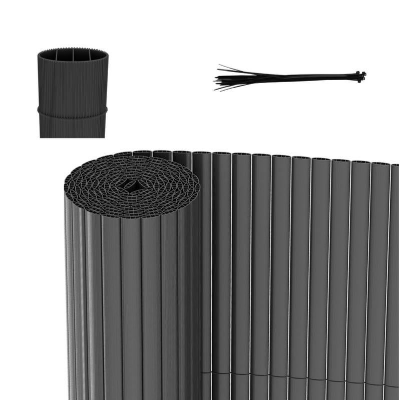 VidaXL Recinzione Frangivento da Giardino PVC 35x0,19m Grigio Chiaro | Leroy Merlin