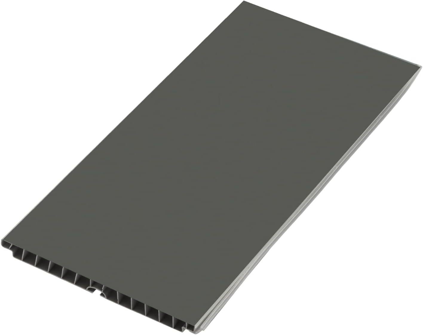 Zoccolo In PVC Bianco Per Cucina - Battiscopa Altezza 15cm, Lunghezza 200cm, Made In Italy