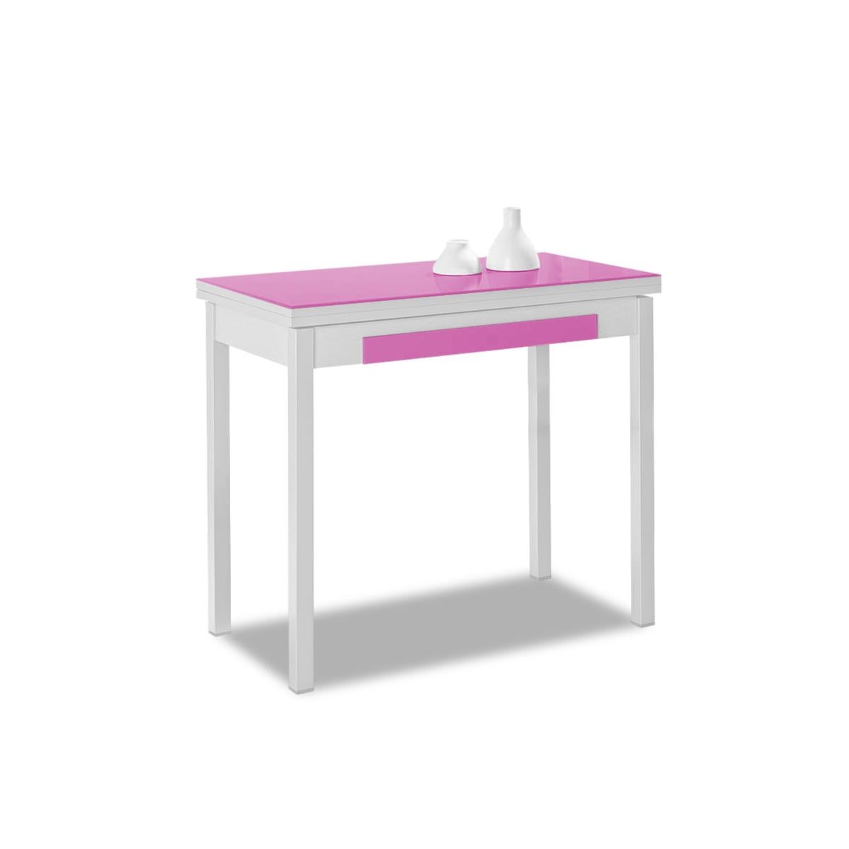 Mesa de cocina extensible de libro - 80x40 cm (80x80 cm) - Estructura y ...