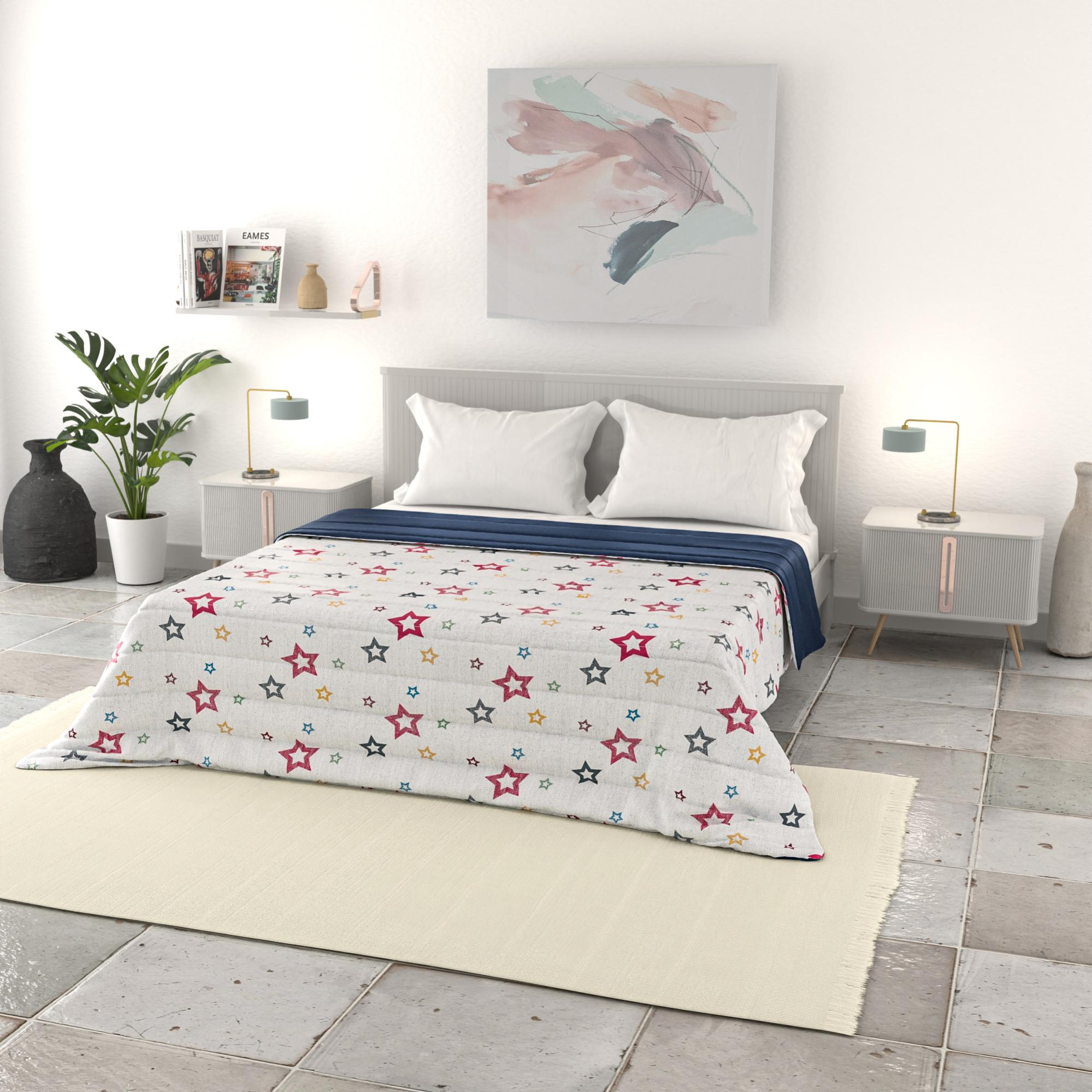 TRAPUNTINO ESTIVO BASIC, MADE IN ITALY, MOLECOLE, MATRIMONIALE 250x240 Cm 91775957
