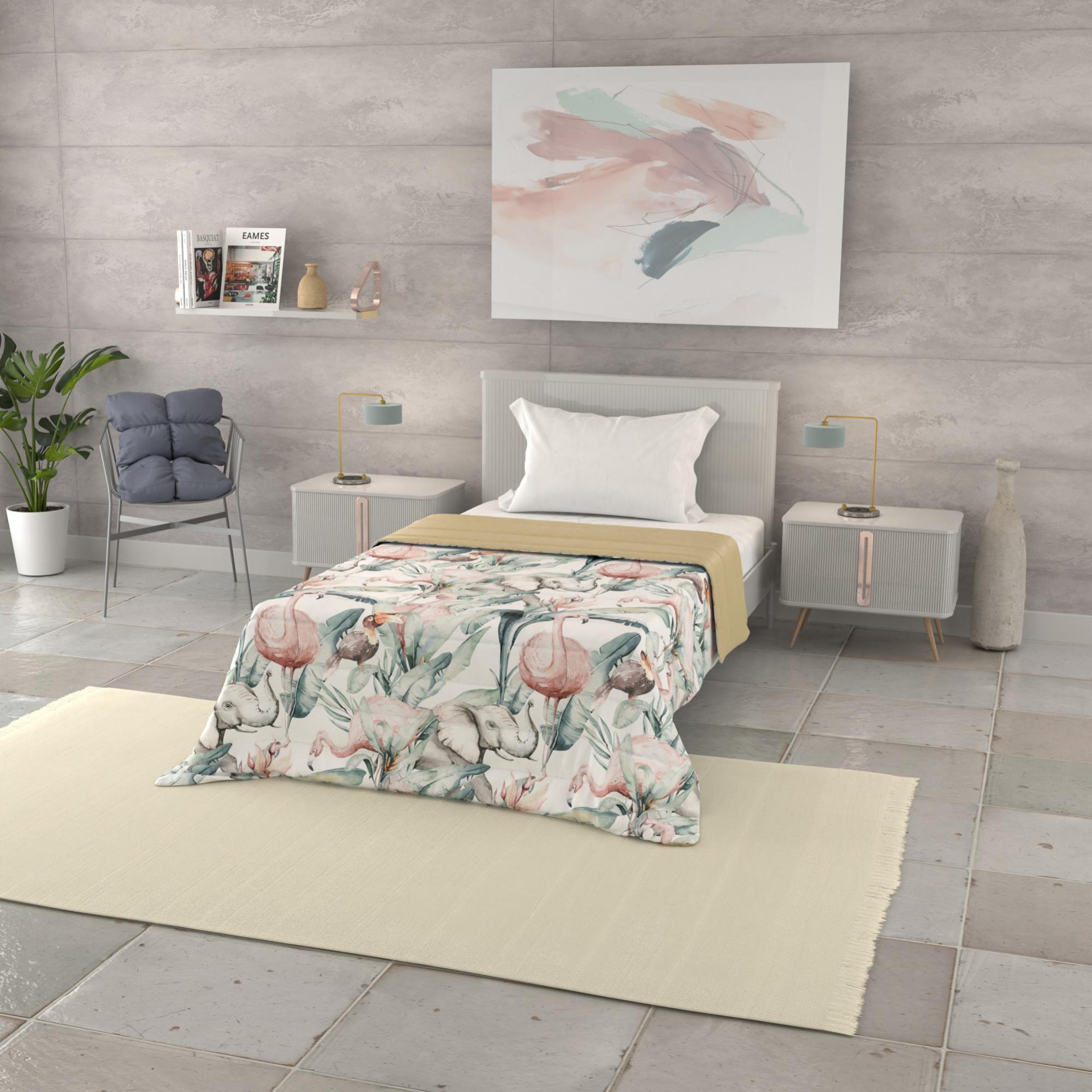 Trapuntino Estivo BASIC Made In Italy: Microfibra Morbida 100 G/m², Matrimoniale 250x240 Cm