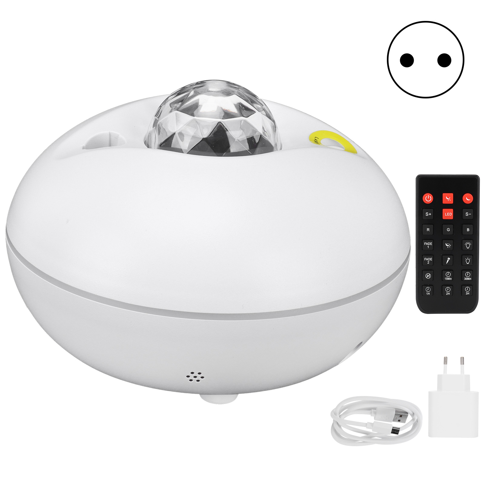 Lámpara led con proyector de estrellas para dormitorio infantil, sala de juegos, cine en casa